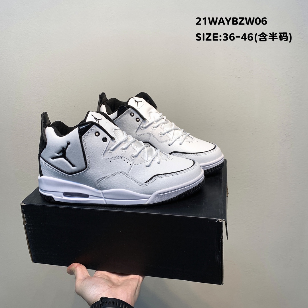 Air Jordan Courtside 23 White Black Shoes - Click Image to Close